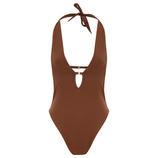 SUNSET One-Piece Swimsuit in Bronze