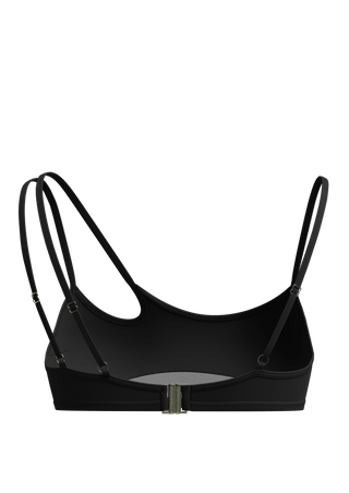 Duality meshed Bikini top in black - Meduza-swimwear